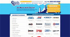 Desktop Screenshot of durriesales.com